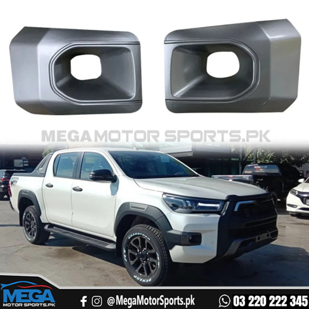 Toyota Hilux Rocco Style Fog Lamp Covers - 2022 - 2024