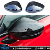 Civic RS Style Black Side Mirror Covers 2022+