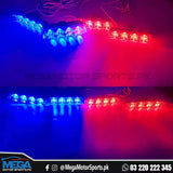 8 Pieces LED Flasher Police Light For Grill