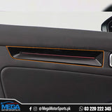 Honda Civic 2022+ Gloss Black Interior Door Strips