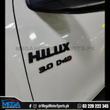 Toyota Hilux Revo Doors Black Emblems HILUX - 2.8 - D-4D
