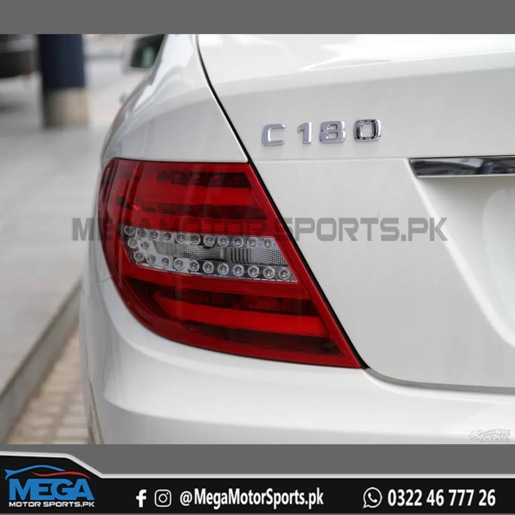 Mercedes W204 Facelift Tail Lights LED 2012 - 2014 – Mega Motor Sports