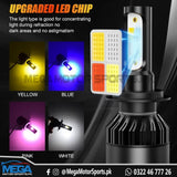 MEGA LED Bulb Kit 4 Colour - H11 - Ultra Light