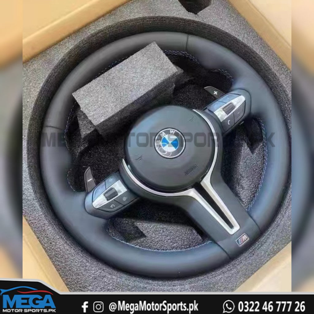 BMW F10 5 Series M5 Style Leather Steering Wheel 2010 - 2016