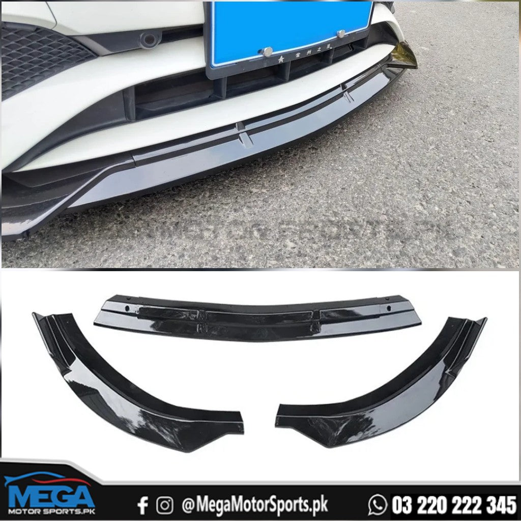 Mercedes W213 E Class AMG Front Splitter Gloss Black 2016 - 2020