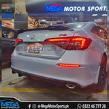 Civic 2022+ JDM Style Carbon Fiber Rear Bumper Diffuser 11 Gen