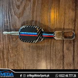 Metal Carbon Fiber Key Fob Cover + Key Ring For All Cars