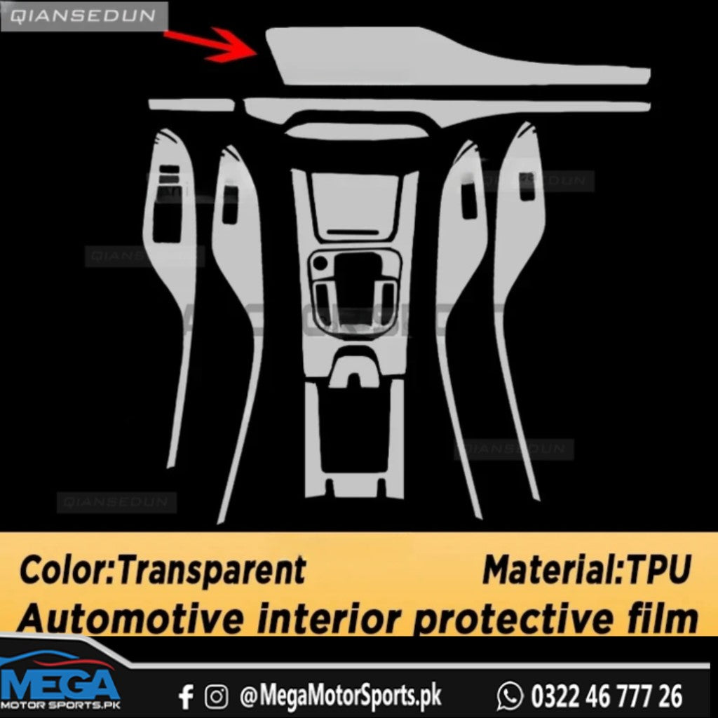 Oshan X7 Interior PPF TPU 2022 - 2025 Paint Protection Film