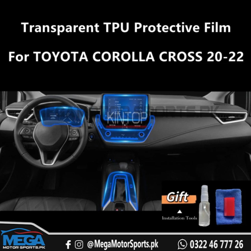 Toyota Corolla Cross X Interior PPF TPU 2023 - 2025 Paint Protection Film