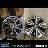 Honda Civic X Grey Rims Wheel Cap Cover for Oriel and RS 2019 - 2021