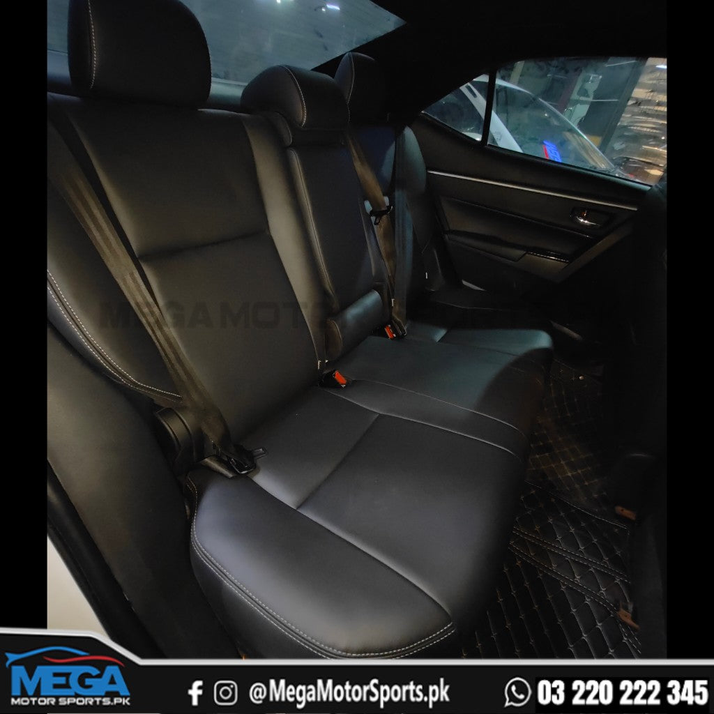 Toyota Corolla Grande X Black Seat Cover (Same As Genuine Style