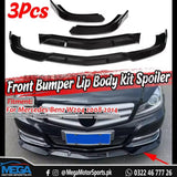 Mercedes C Class W204 Glossy Black Front Splitter For AMG Bumper