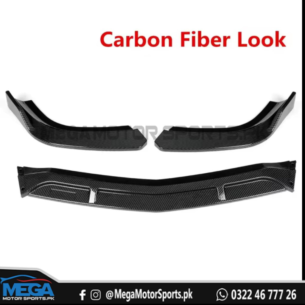 Mercedes C Class W204 Carbon Fiber Front Splitter For AMG Bumper