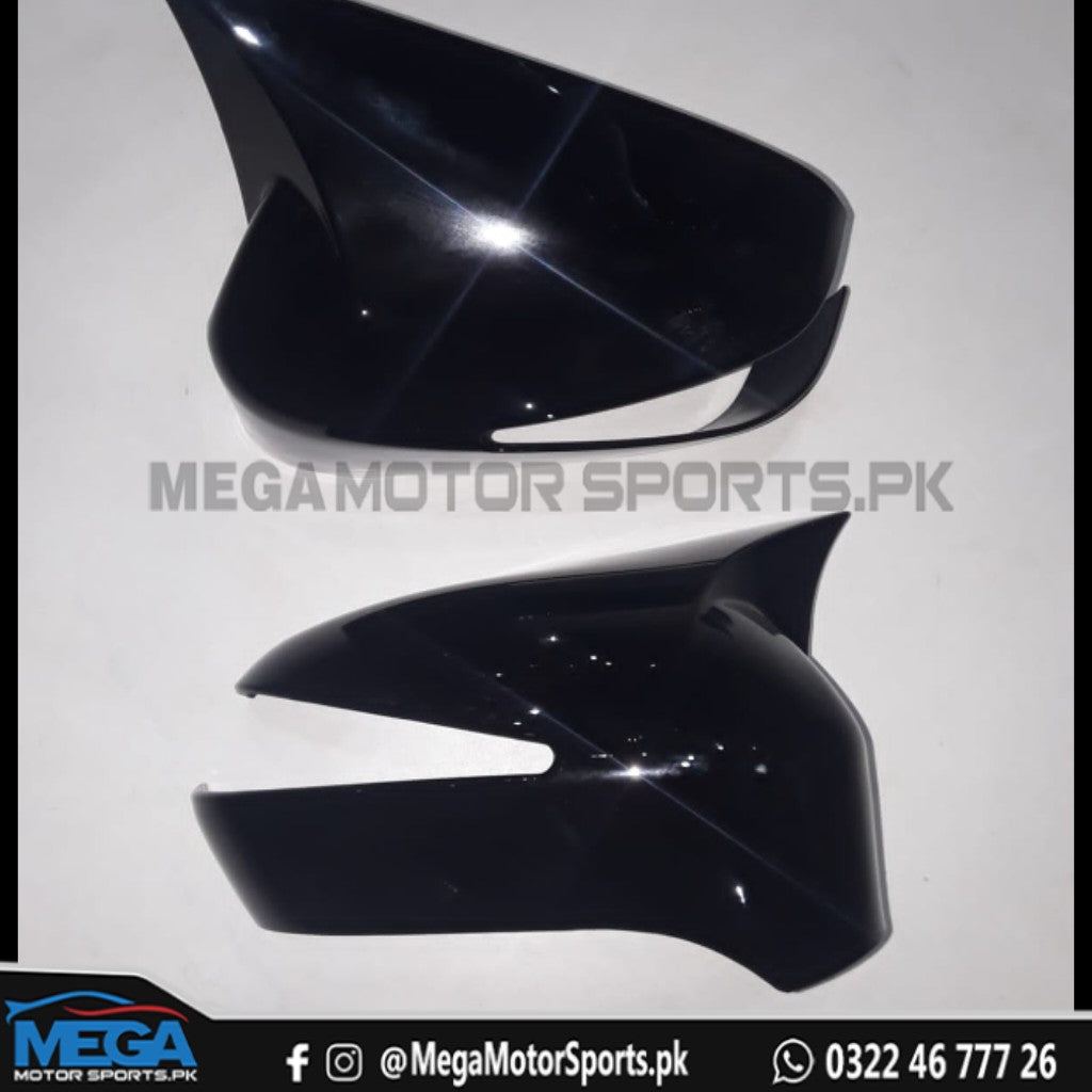 Civic Reborn Batman Style Side Mirror Covers Gloss Black 2006 - 2011