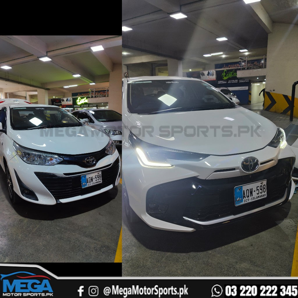 Toyota Yaris 2025 Facelift Conversion | Genuine Parts Upgrade Old 2022 to New 2025