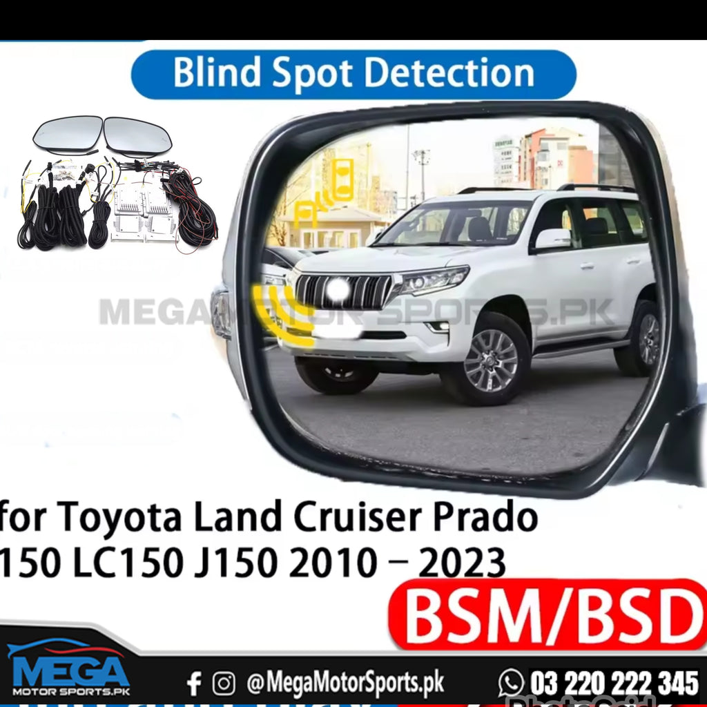Toyota Prado FJ150 OEM Blind Spot Monitoring System BSM 2008 - 2022