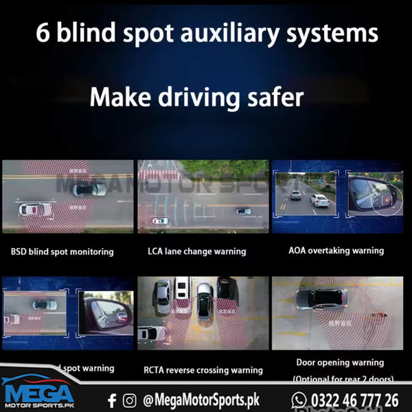 JAC T9 HUNTER Blind Spot Monitoring System BSM 2024 - 2026 – Mega Motor ...