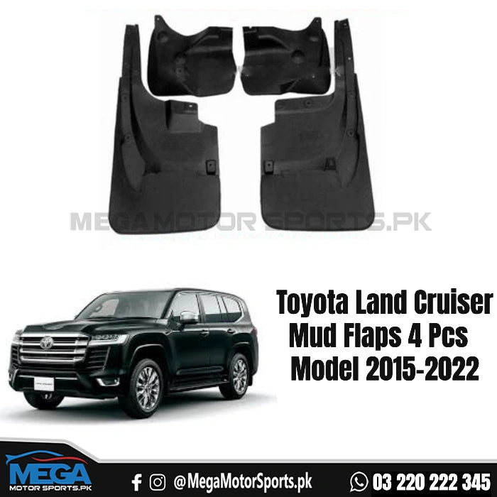 Toyota Land Cruiser Mud Flaps 4 Pcs