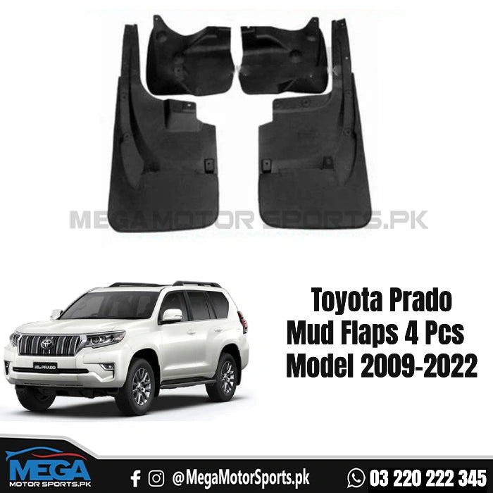 Toyota Prado Mud Flaps 4 Pcs