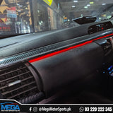 Toyota Hilux Revo Ambient  Lighting Carbon Fiber Interior kit 2016-2025