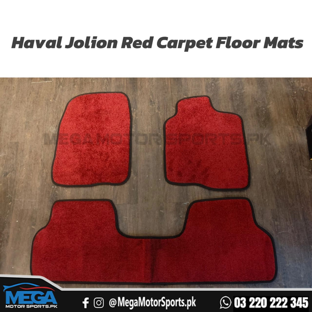 Haval Jolion Red Carpet Floor Matts 2022-2025