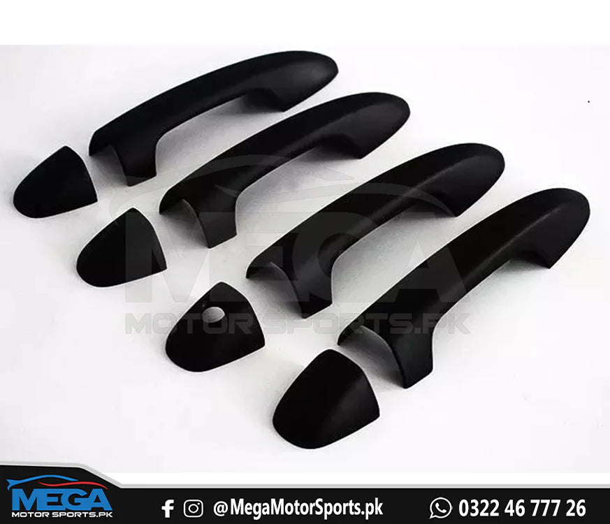 Toyota Fortuner Matt Black Door Handle Covers