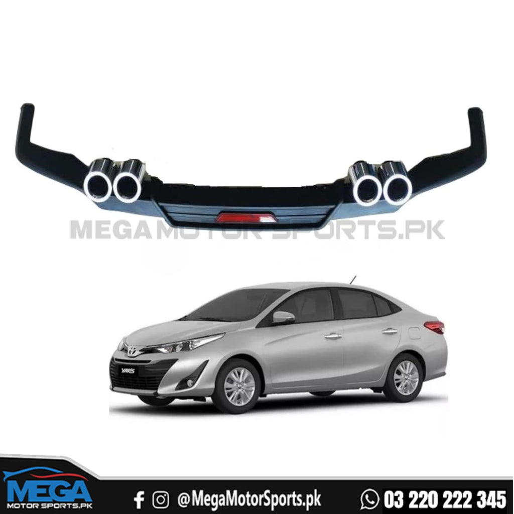 Toyota Yaris 4 Exhaust Diffuser Lip 2020-2025