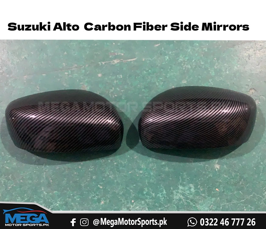 Suzuki Alto Carbon Fiber Side Mirror Covers For 2019 2020 2021 2022