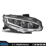 Honda Civic X Matrix Style LED Head Lights 2016-2021