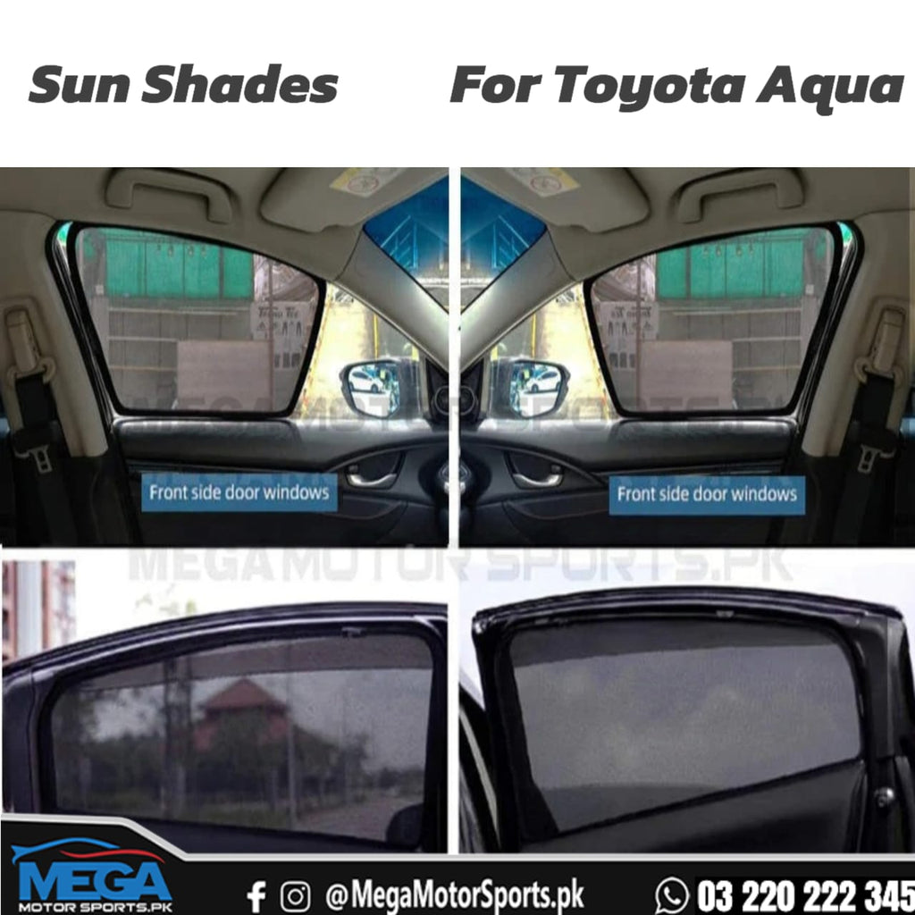 Toyota Aqua Premium Quality Window Sun Shades 2012-2021