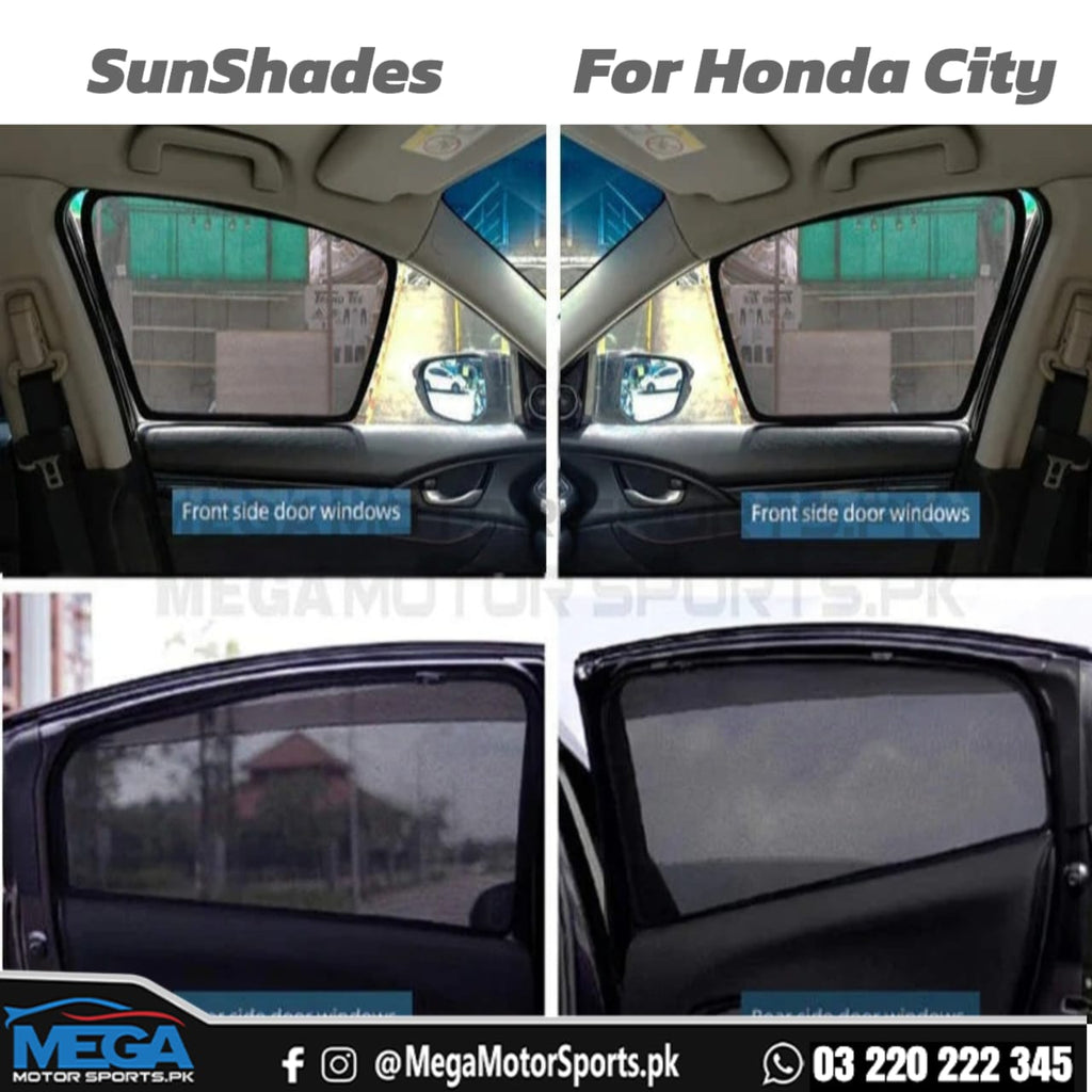 Honda City Premium Quality Window Sun Shades 2009-2020