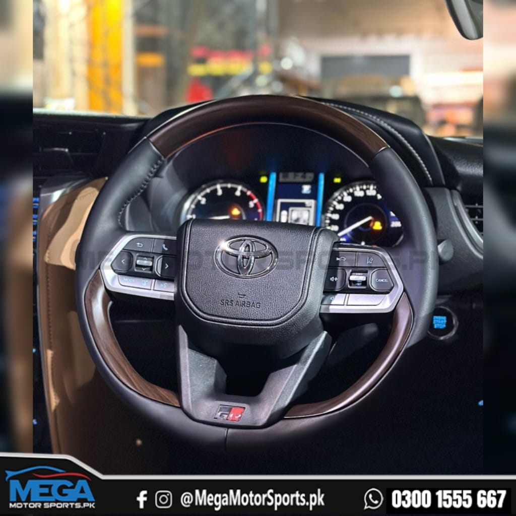 LC300 Steering Wheel GR Style For Toyota Fortuner