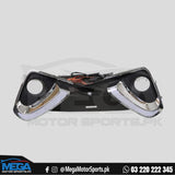 Toyota Fortuner Fog Lamps / Fog Lights DRL Covers - 2016-2020