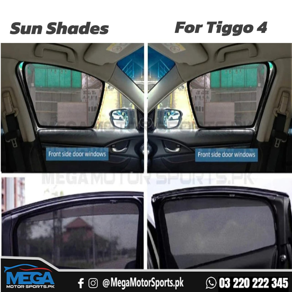 Chery Tiggo 4 Premium Quality Window Sun Shades 2021-2025