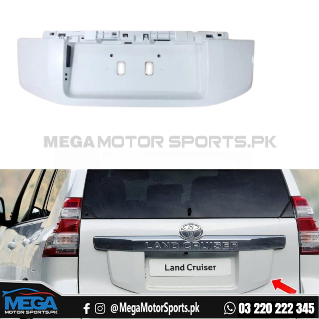 Toyota Prado FJ150 Rear Licence Plate 2014