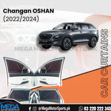 Changan Oshan X7 Sliding Car Curtains/Sun Shades 2022-2025