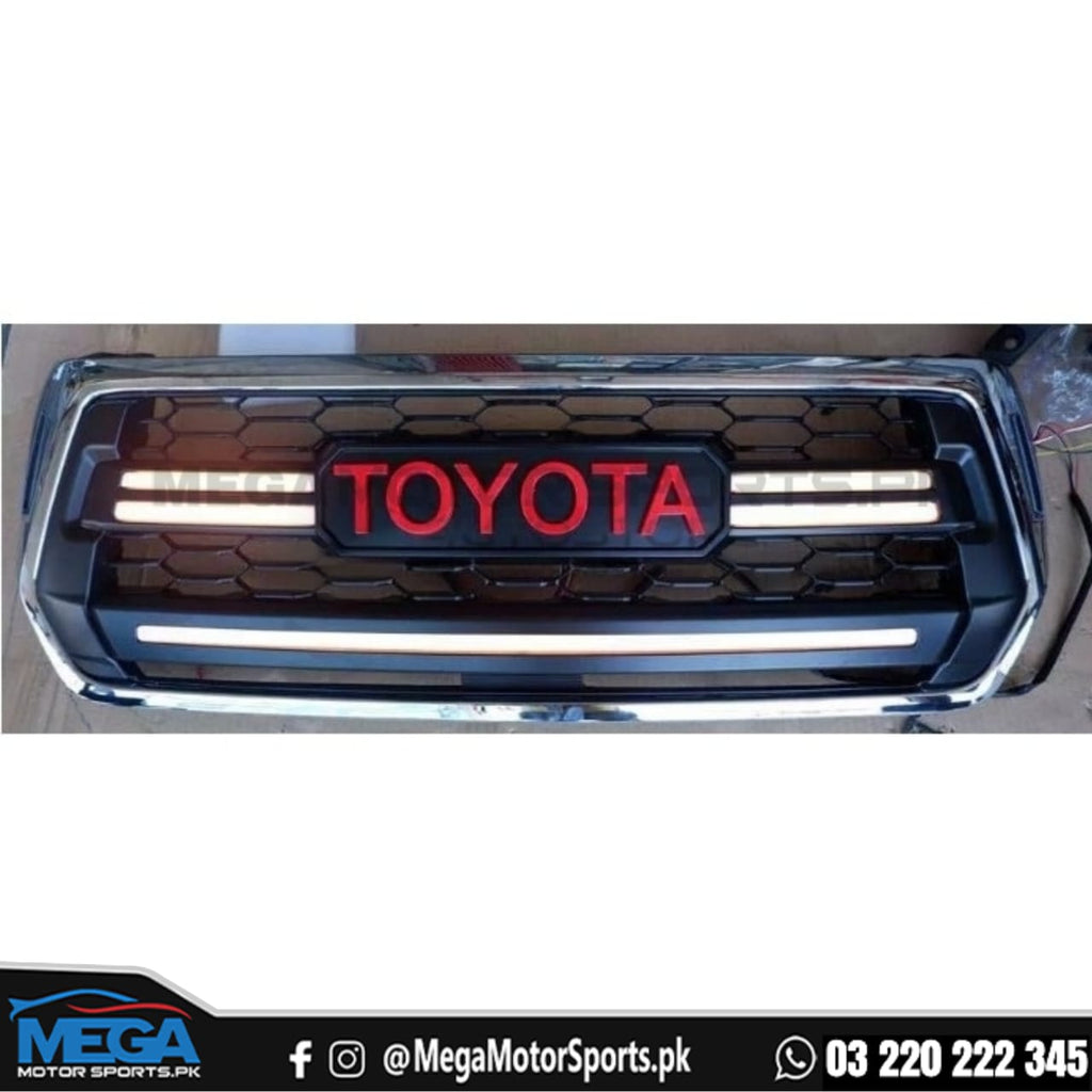 Toyota Hilux Rocco Led Grill With Toyota Logo 2016-2019