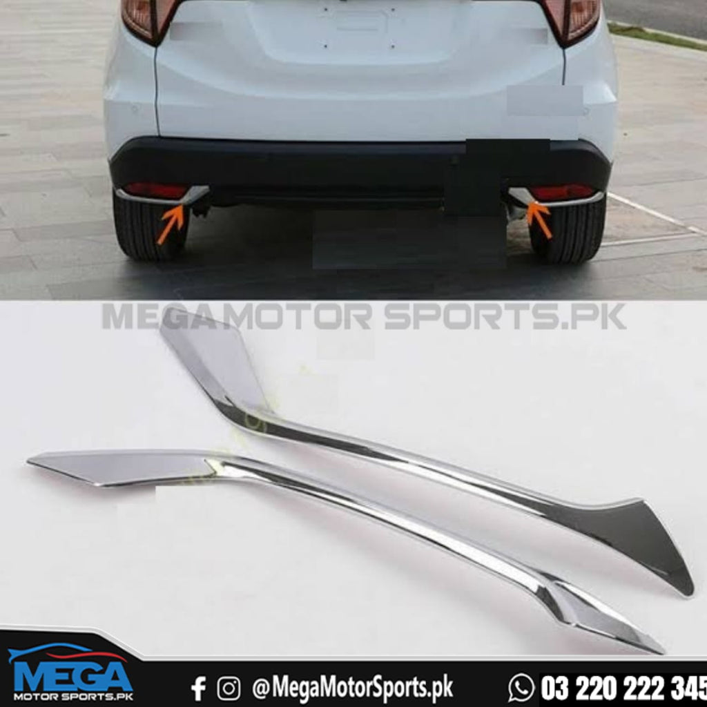 Honda Vezel Rear Fog Lamp Cover Chrome Trim 2013-2021