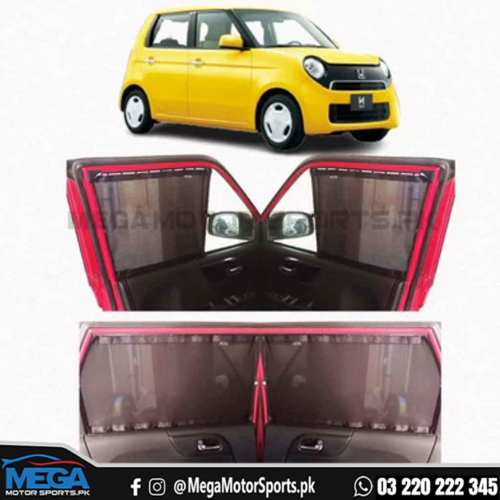 Honda N-One Sliding Car Curtains / Sun Shades 2022-2025