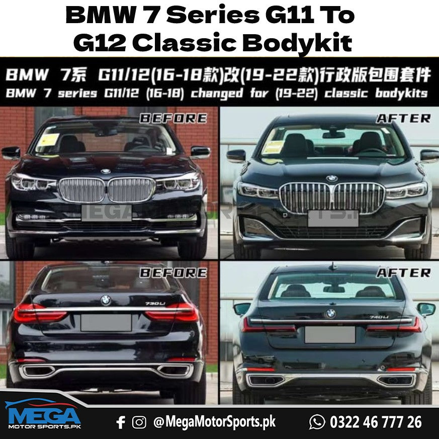 BMW 7 Series G11 To G12 Classic Bodykit For 2016 2017 2018