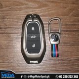 Peugeot 2008 Button Metal Key Fob / Key Cover For 2021 2022 2023