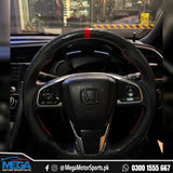 Honda Civic X Carbon Fiber Steering Wheel Model 2016-2020