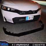 Honda Civic 11th Gen Facelift Bumper Front Lip / Splitter Gloss Black For 2025 2026