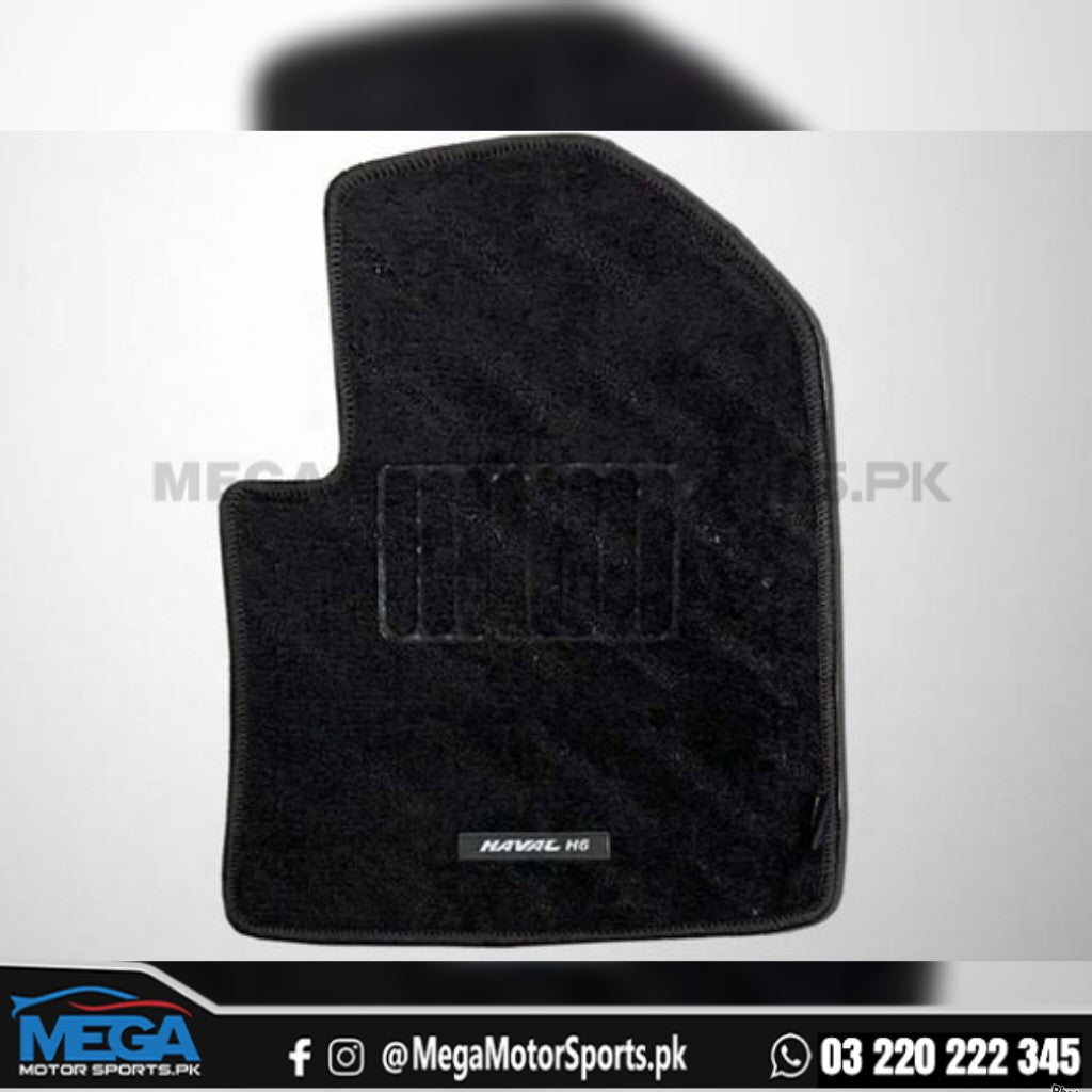 Haval H6 / Phev Black Carpet Floor Mats For 2022-2026