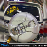 Toyota Prado Tyre Cover with Shovel For 2002 - 2009