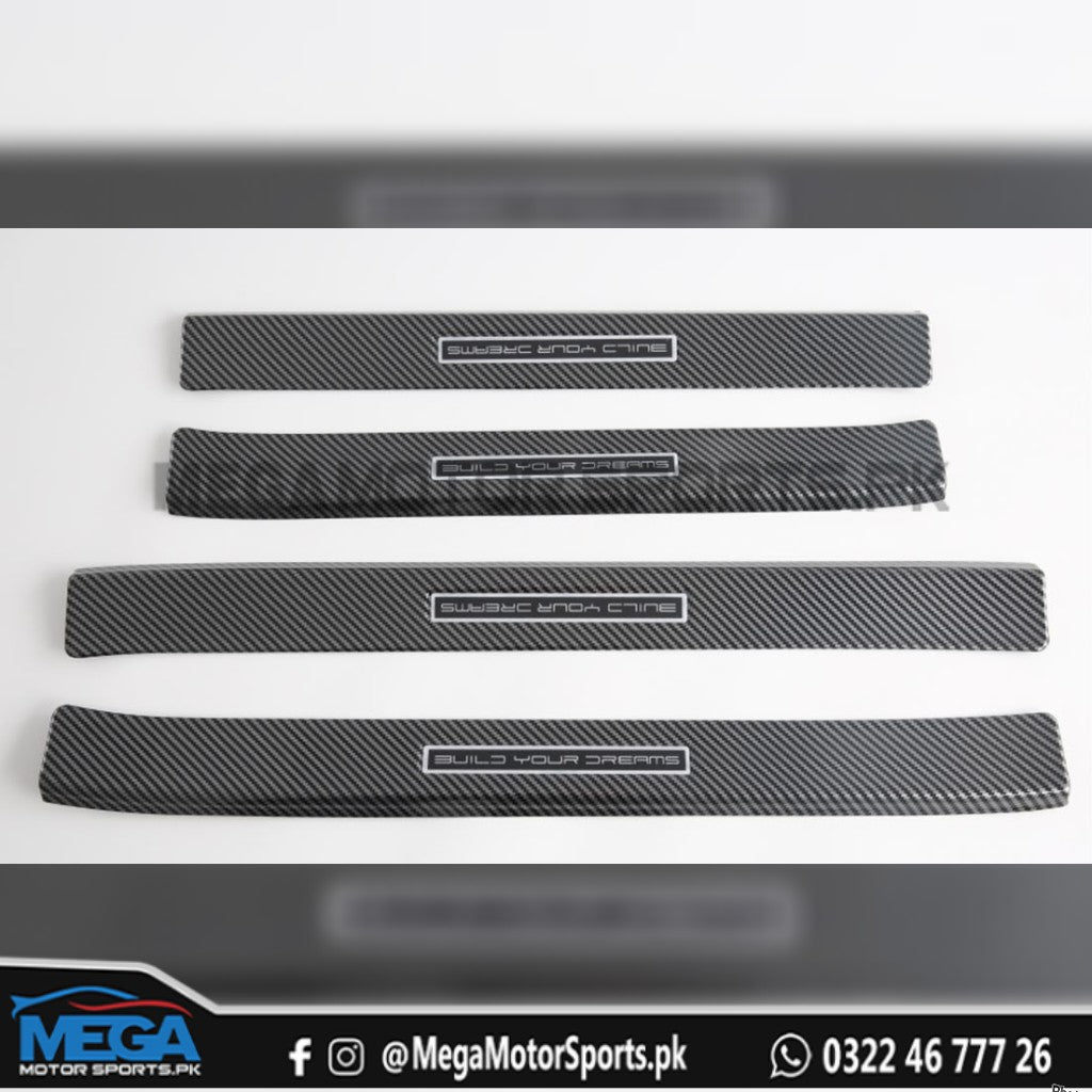 BYD Shark 6 Door Sill Plates Carbon Fiber Trims For 2025 2026