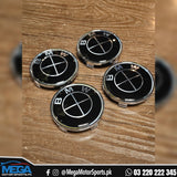 BMW OEM Black Logo Wheel Caps 17” 18” 19”