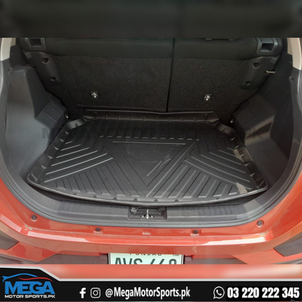 Toyota Raize Pvc Trunk Mat For 2019-2025