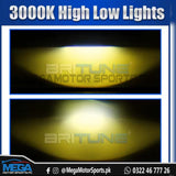 Toyota Yaris Facelift Fog Projector Light Bi Led Lens White / Yellow