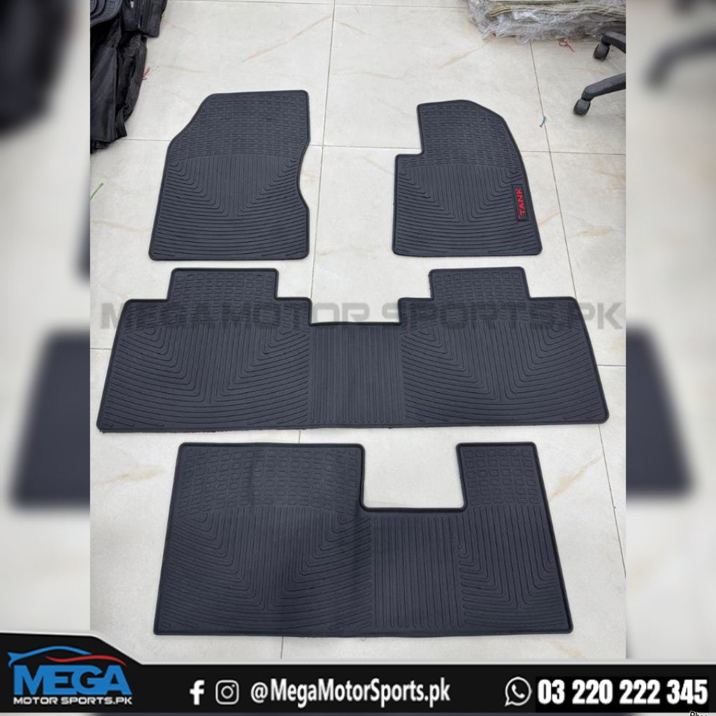 GWM Tank 500 PVC Rubber Floor Mats For 2026+ (7 Seater)